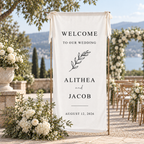 LINEN WELCOME SIGN