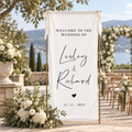 LINEN WELCOME SIGN