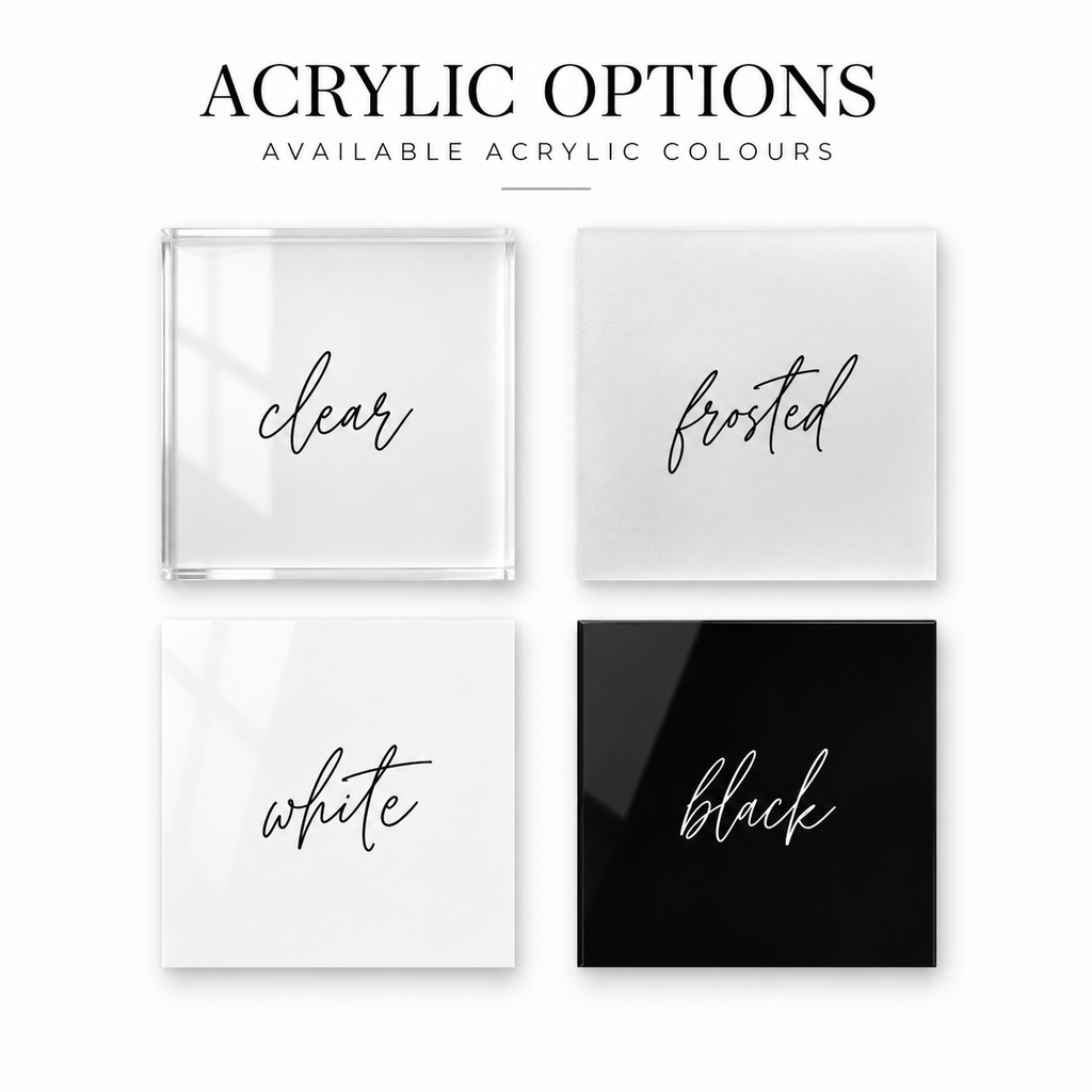 ACRYLIC GUEST PLACE CARD