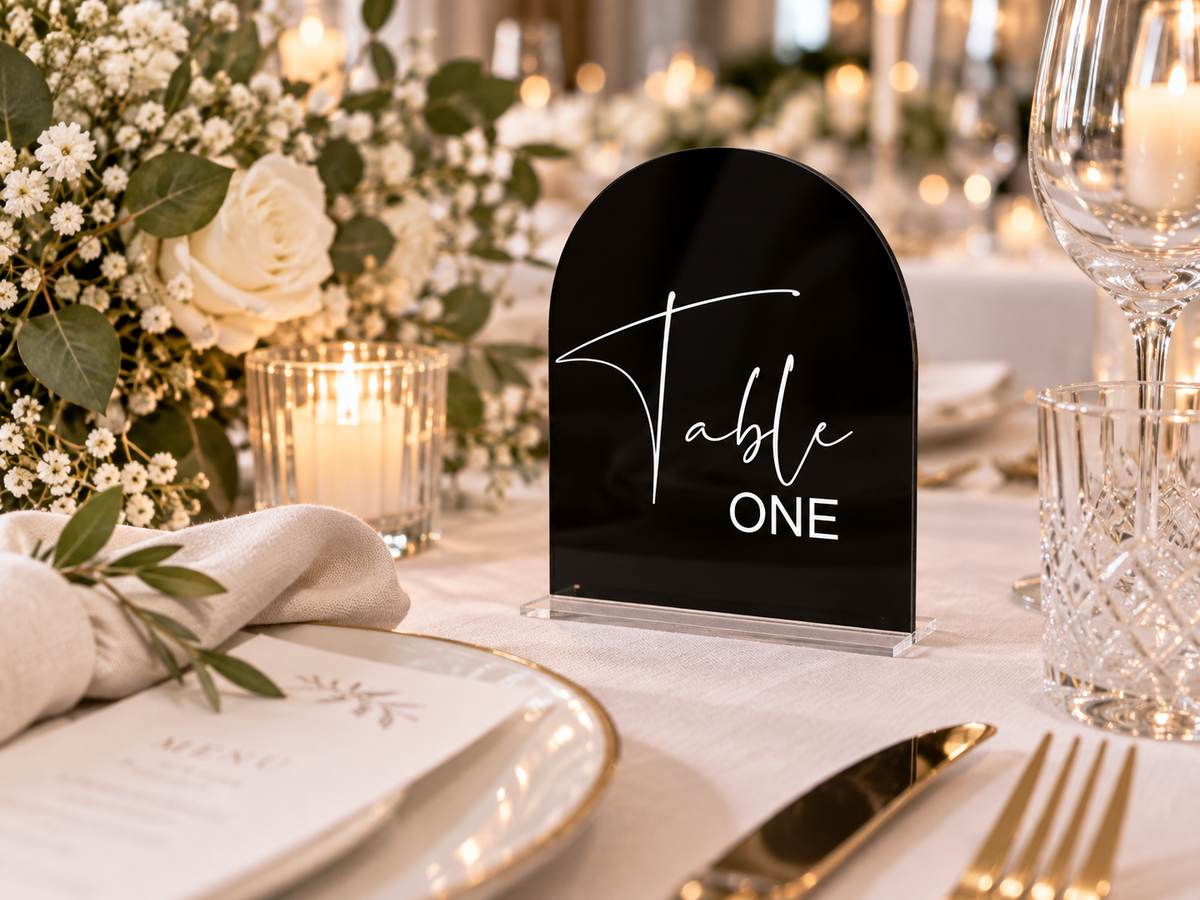 ACRYLIC TABLE NUMBER