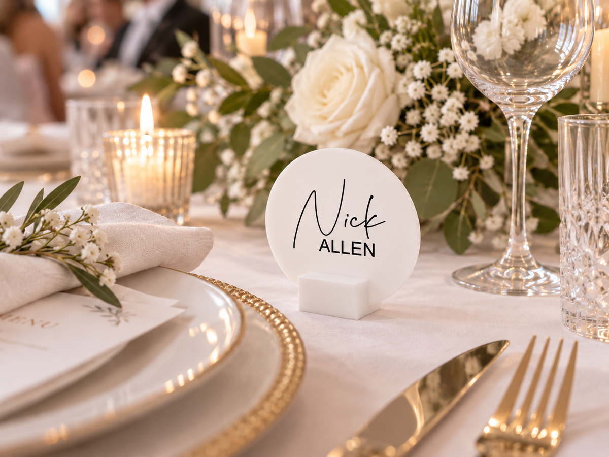 ACRYLIC GUEST PLACE CARD