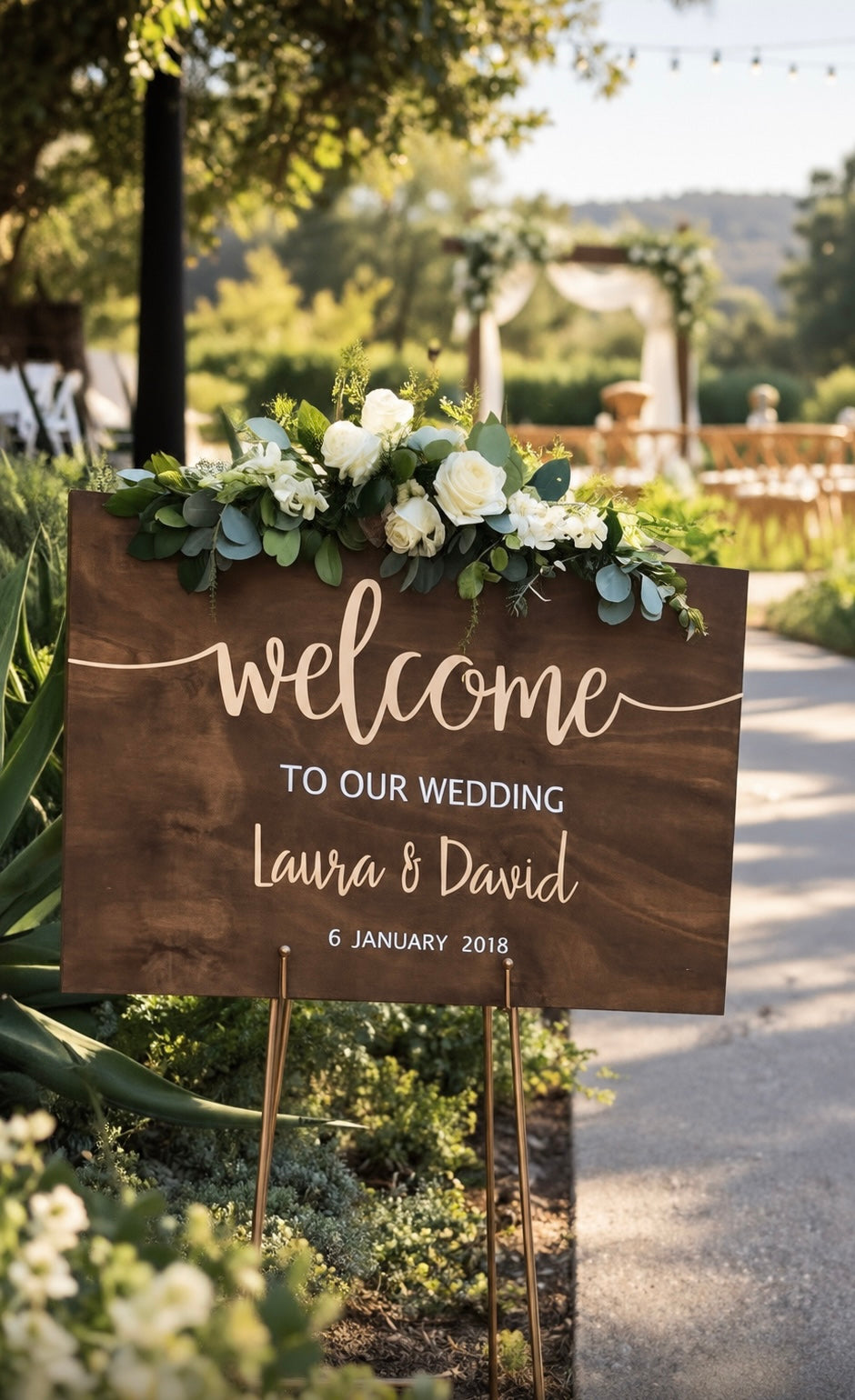 WELCOME WEDDING SIGN Printed, Welcome Signs For Wedding, Modern Wooden Welcome Sign, Wedding Welcome Sign Printed, Wooden Wedding Sign