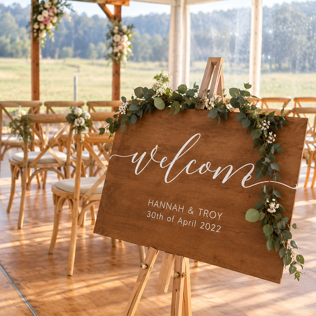 WELCOME WEDDING SIGN