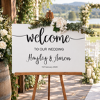 WELCOME TO OUR WEDDING SIGN