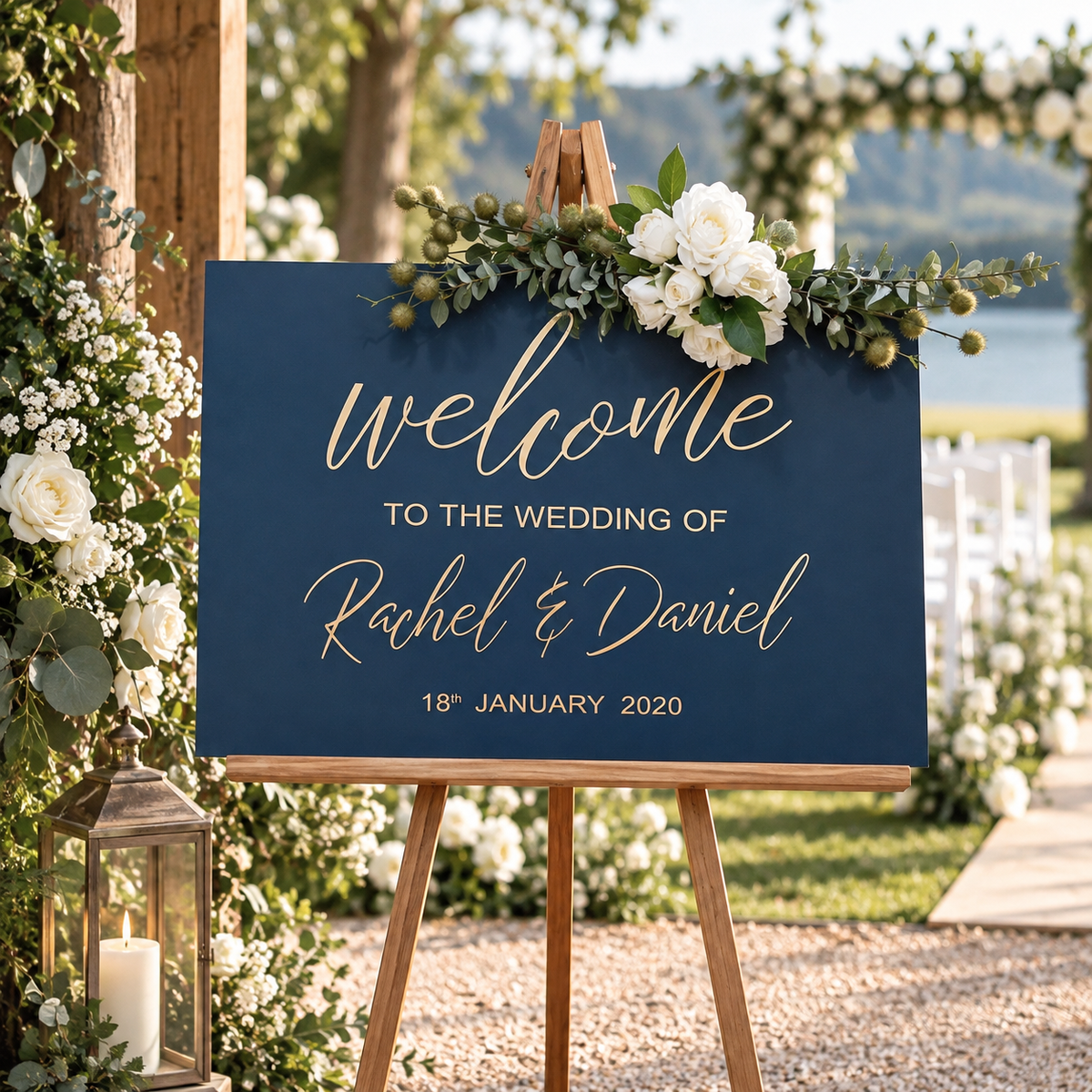 WELCOME WEDDING SIGN