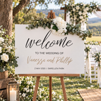 WELCOME WEDDING SIGN