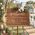 WELCOME WEDDING SIGN
