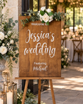 FUNNY WELCOME WEDDING SIGN