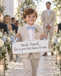 CHILD PAGE BOY SIGN