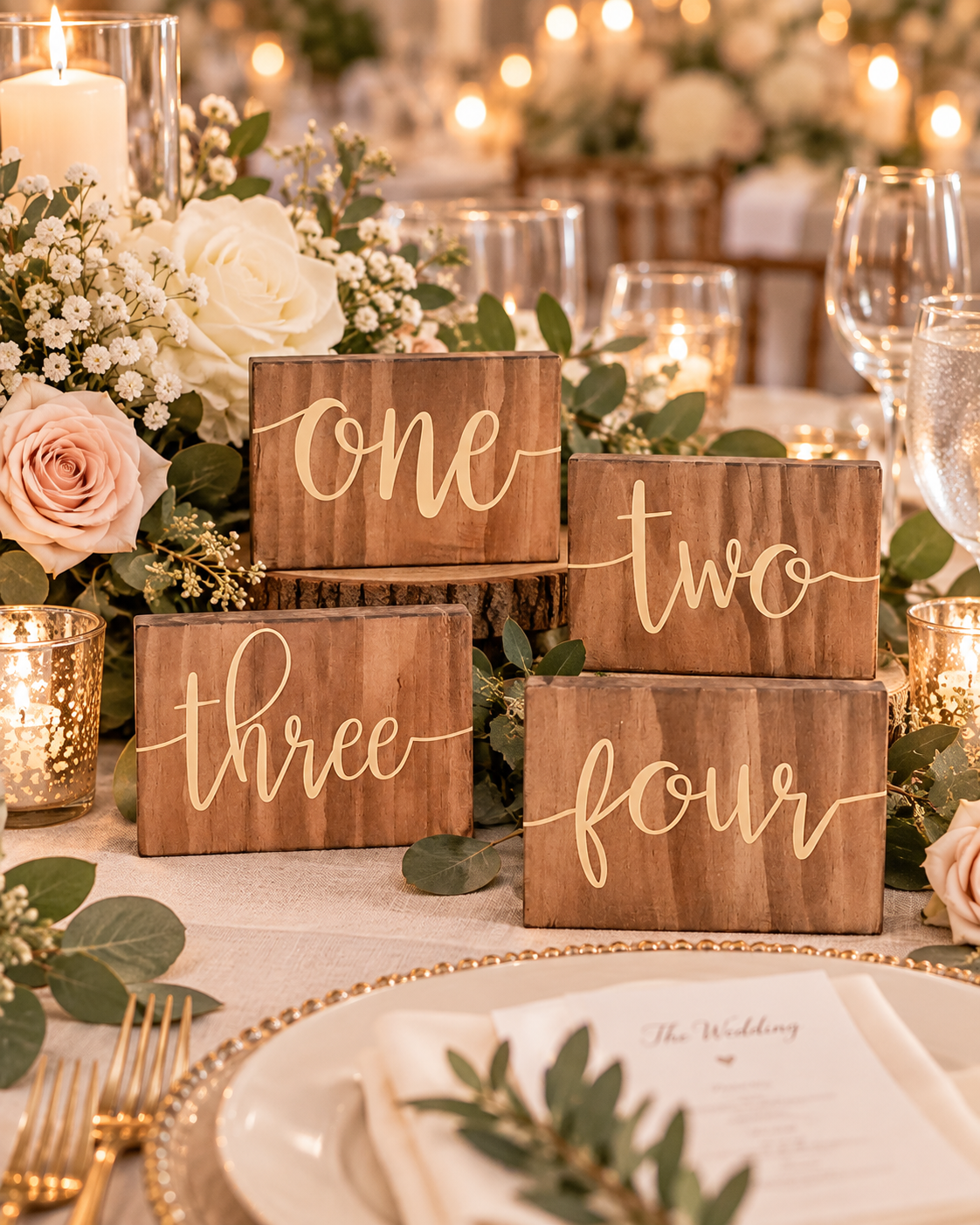 TABLE NUMBERS WEDDING, Freestanding Wooden Table Number Holders, Table Number Stand, Wedding Table Plan Decorations, Wedding Reception Party