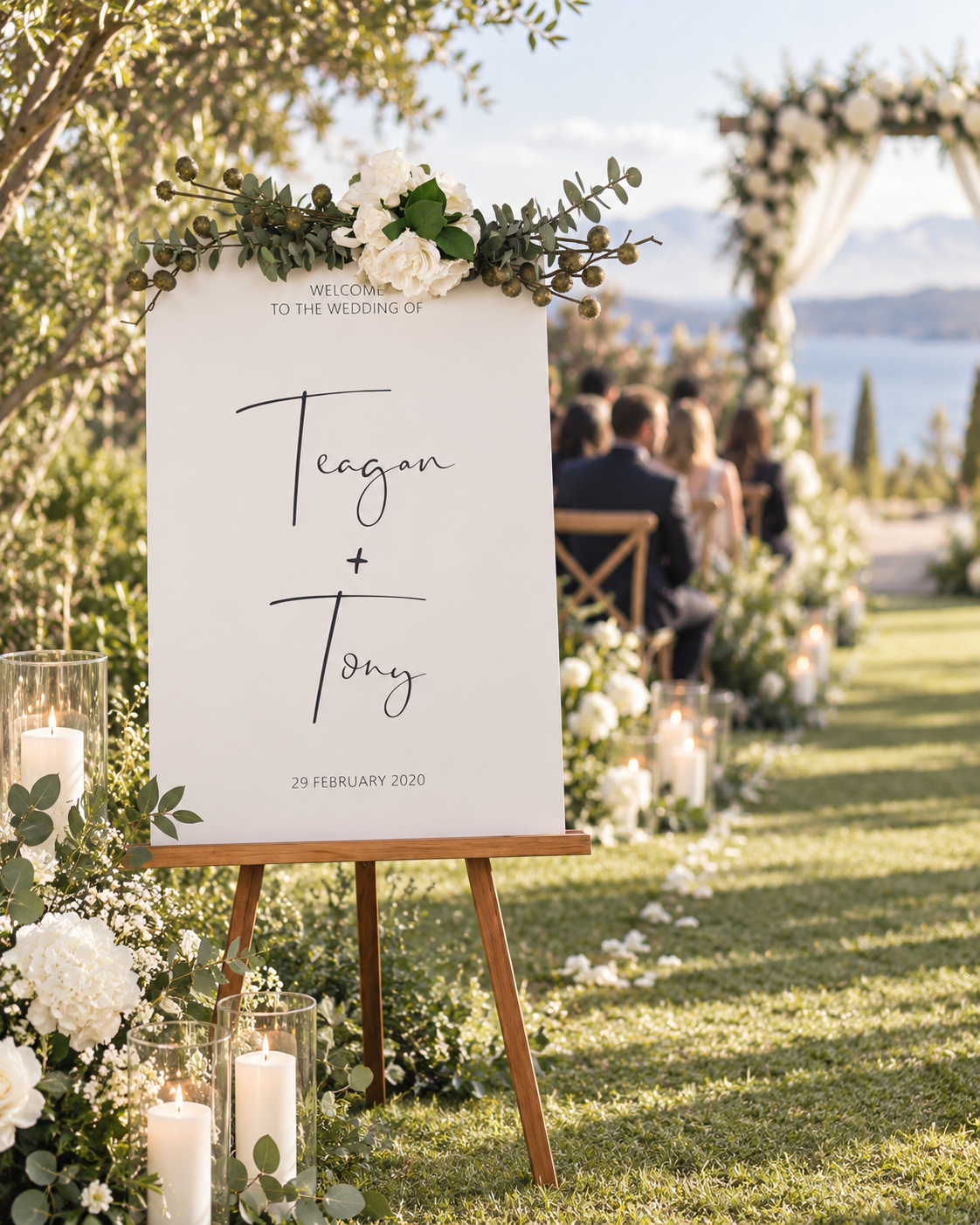 ENTRANCE WEDDING SIGN