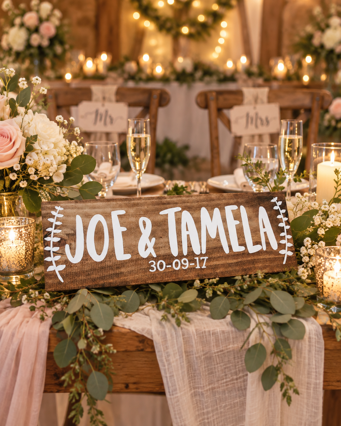 PERSONALIZED COUPLE NAME SIGN