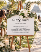 UNPLUGGED CEREMONY SIGN