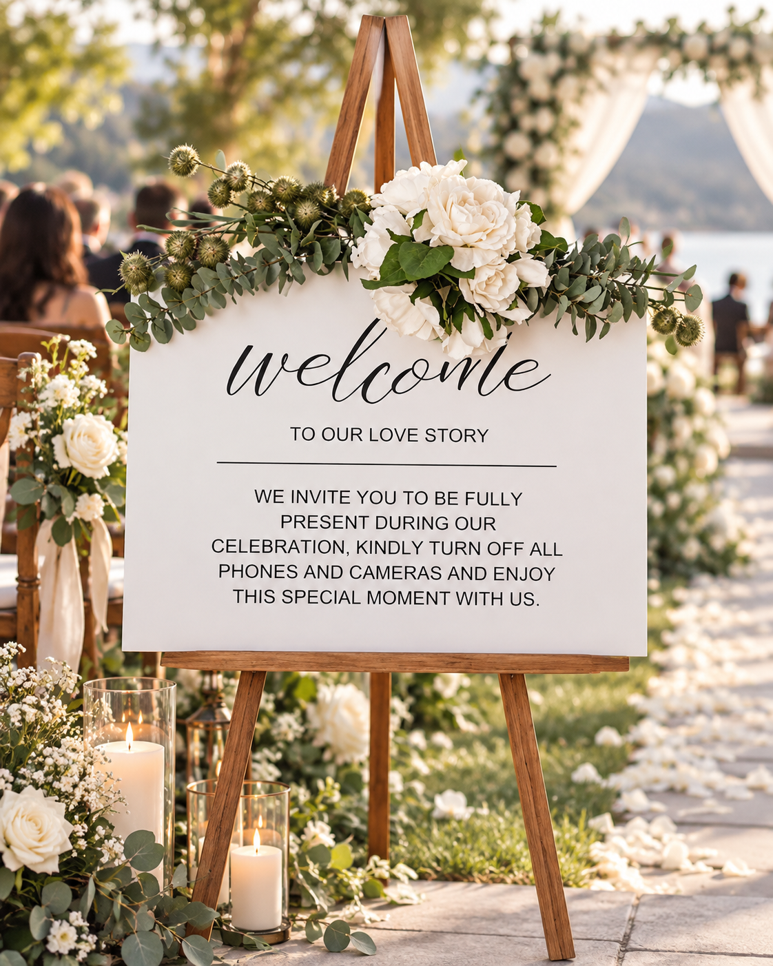 UNPLUGGED CEREMONY SIGN