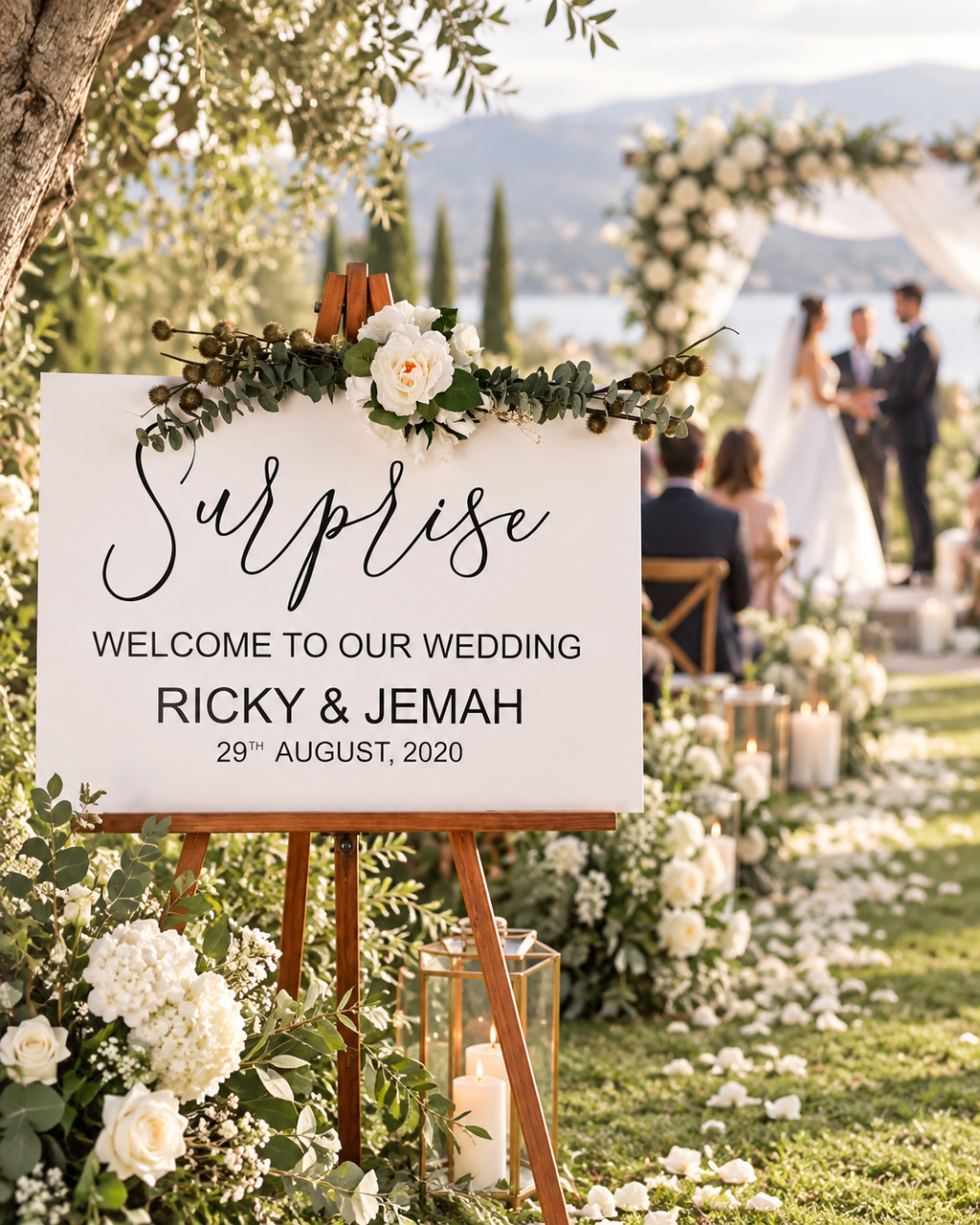 SURPRISE WELCOME SIGN