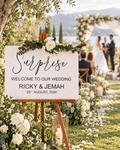 SURPRISE WELCOME SIGN