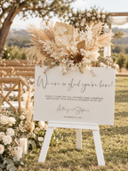 LARGE ACRYLIC WELCOME SIGN