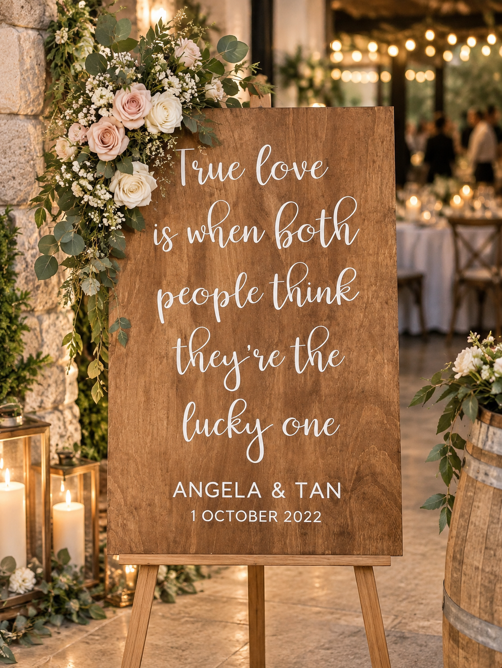 TRUE LOVE CEREMONY SIGN