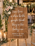 TRUE LOVE CEREMONY SIGN