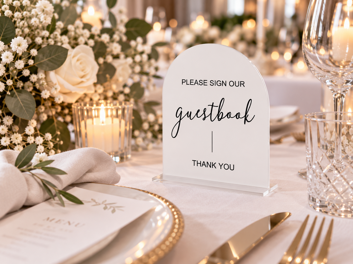 ACRYLIC GUEST BOOK